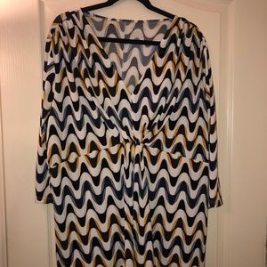 Professional V neck blouse. Plus size 22/24
